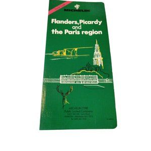 Flanders Picardy Paris Green Guide Michelin Tourist 1993 Paperback